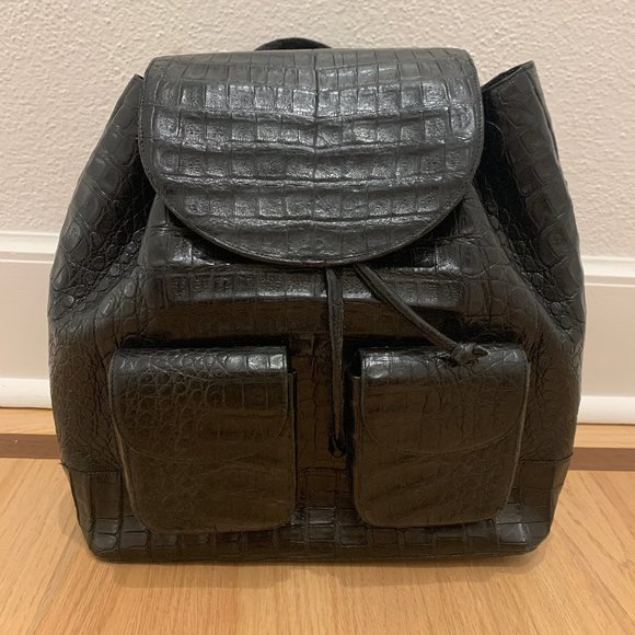 Nancy Gonzalez Crocodile Drawstring Backpack - Picture 6 of 8